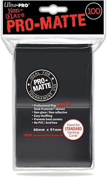100 Ultra Pro Card Protector Sleeves Pro-Matte - 66 x 91 mm