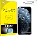 JETech Screen Protector for iPhone 11 and iPhone XR, 6.1-Inch, Tempered Glass Film, 3-Pack