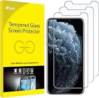 Vista 18 de JETech Protector de pantalla para iPhone SE 3/2 (edición 2022/2020), 4.7 pulgadas, película de vidrio templado, paquete de 3