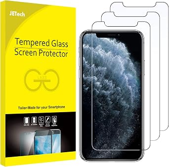 JETech Screen Protector for iPhone 11 Pro Max/Xs Max, 3-Pack