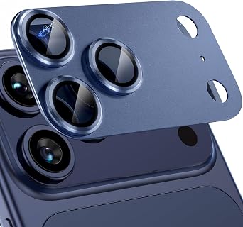 for iPhone 17 Pro Max Camera Lens Protector, Deep Blue