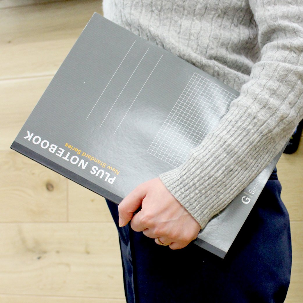 40 Pieces NO-204GS 76-715 (A4) G 5mm Grid Ruled Notebook Plus No. 1