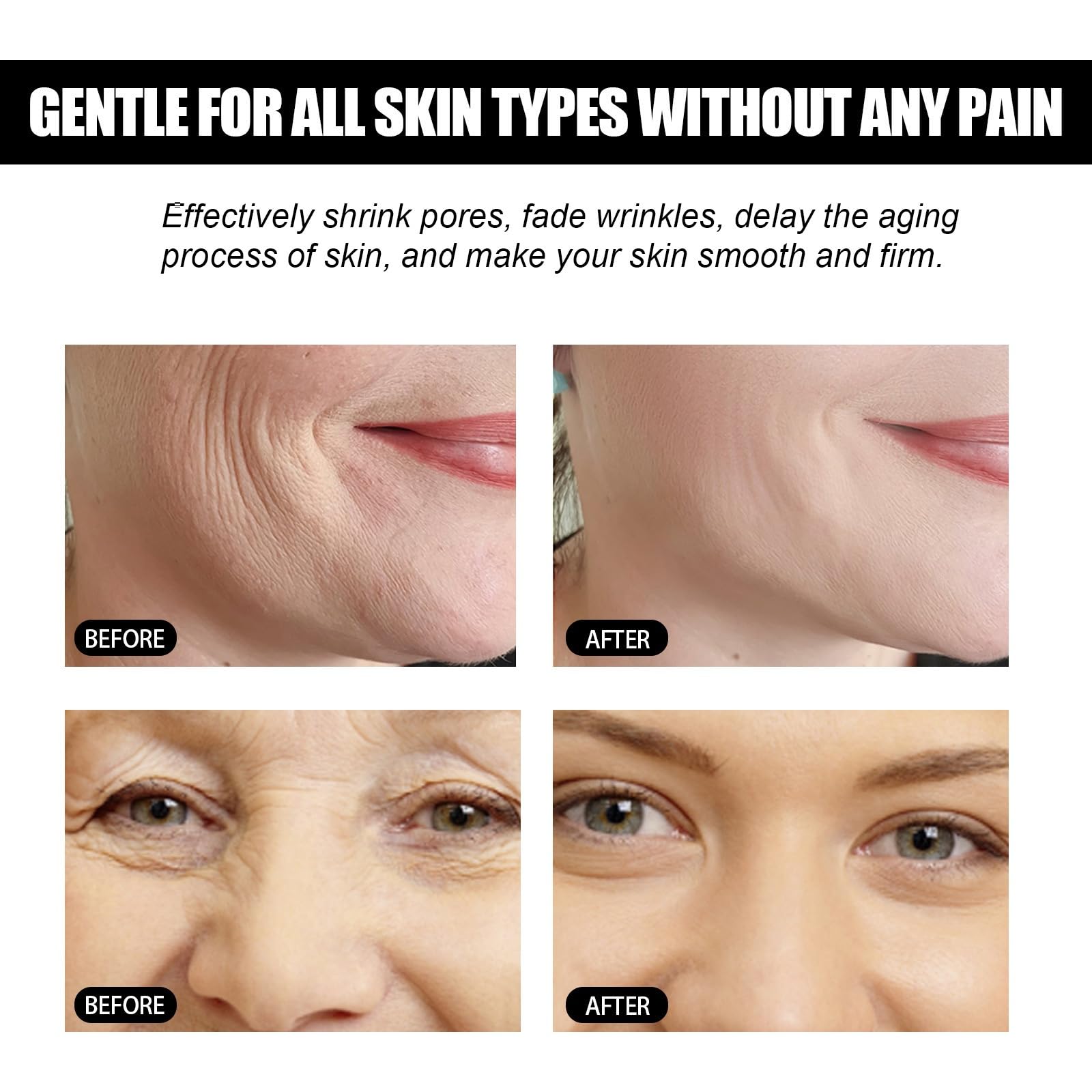 Skin Tightening Cream for Face,Instant Anti Wrinkle Face Crea/m,Fac/e Cr/eam for Women,Anti Aging Fa/ce Cre/am,Instant Firmx Temporary F/ace Tightener,Smooth Fine Lines and Pores - Image 2