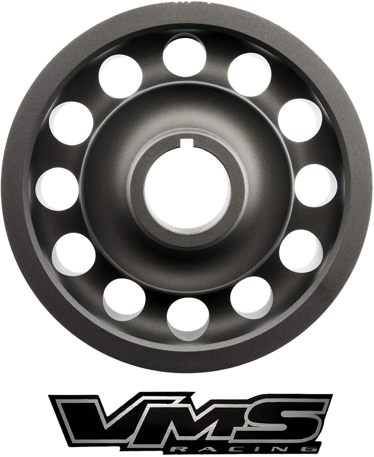 VMS RACING 05-06 Light Weight Billet Aluminum Crankshaft CRANK PULLEY Compatible with Acura RSX Type S DOHC K20Z1 2005-2006 4G63 Engines ONLY OEM SIZE (uses same belts)