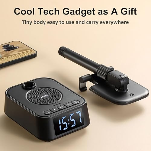 Miniatura 4 de Regalos para hombres y mujeres, soporte de teléfono ajustable con altavoz Bluetooth, regalos de cumpleaños, para él marido, soporte para teléfono