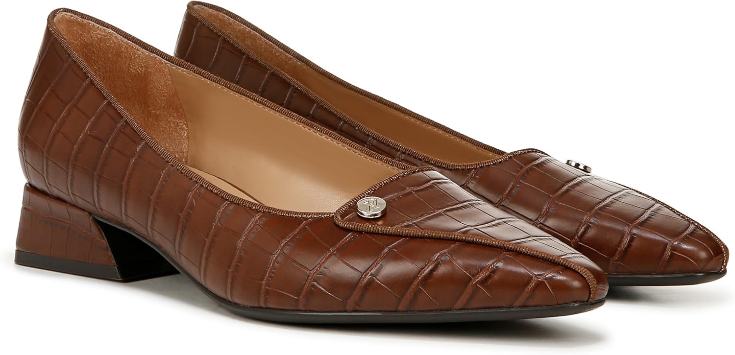 Naturalizer Womens Georgia Pointed Toe Low Block Heel Pump - Image 8