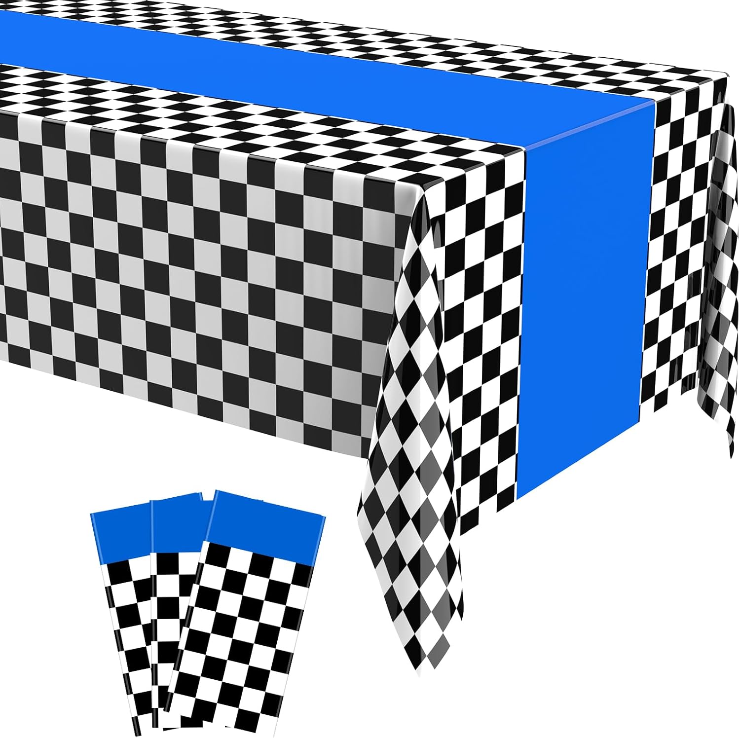 Irenare 3 Sheets Car Birthday Party Supplies Racing Party