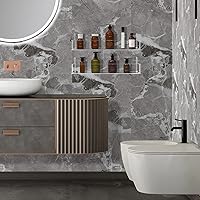 Vista 6 de Acrylic Spice Rack Wall Mount-12 Inch, Clear Spice Shelf Storage Holder, 2 Pack Hanging Seasoning Rack Organizer for Cabinet Door, Cupboard or Wall