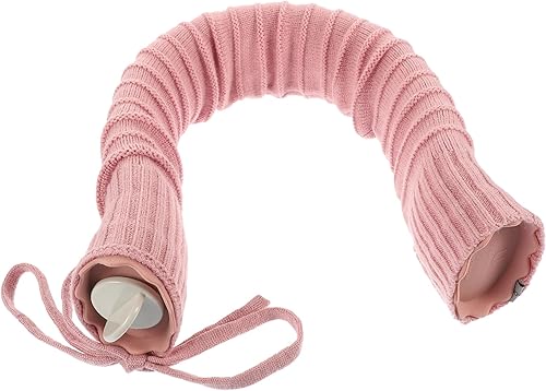 U Shape Hot Water Bag Neck Warmer with Plush Cover Safe Silica Gel Fillable Hot Water Pouch for Shoulder and Cervical Vertebra Relief Cold Heat