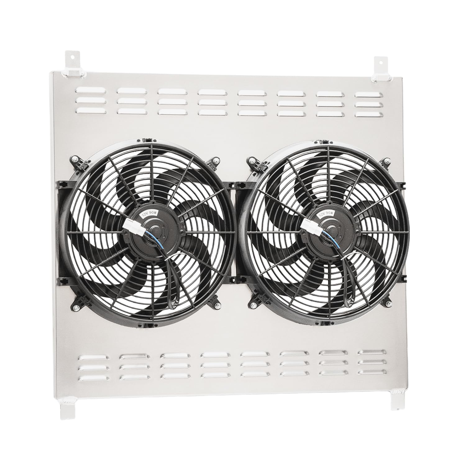 Aluminum Shroud Fan for 2007-2013 Toyota Tundra 08-14,13 Sequoia 4.6L 5.7L V8 CU2994 Automotive Replacement Shroud Fan Relay Kit