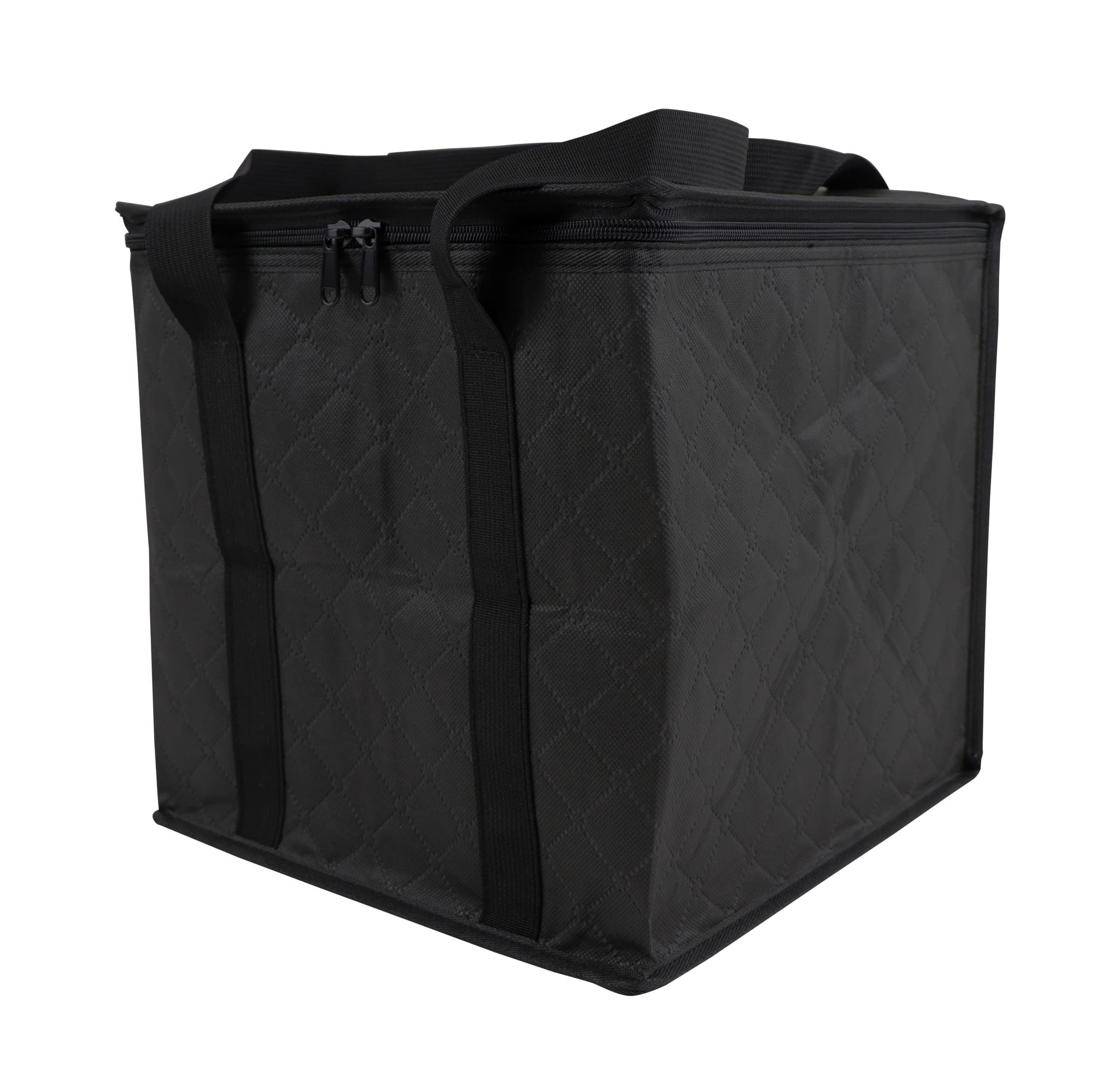 Board Game Carrier Bag [Dual Layer Non-Woven Fabric/Carrying Handle/Zippered Lid/Water Resistant/Black]