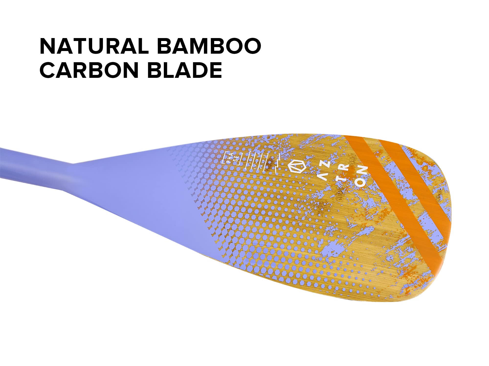 AZTRON Phase Bamboo Carbon 3-Section Paddle