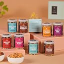 Omay Foods Variety Grow Kit Gift Box | New Year's Gift Box | Healthy Snack Hamper with Roasted Snacks, Dry Fruits & Plantable Seeds | Corporate Gift Hamper for Employees, Clients I Eco Gift Hamper for Birthdays, Anniversaries | Sustainable Gifts for Wedding | Wedding Hamper gallery image