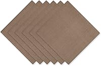 Vista 34 de DII - Juego de servilletas de colección sólida, 20x20 pulgadas, vino, 6