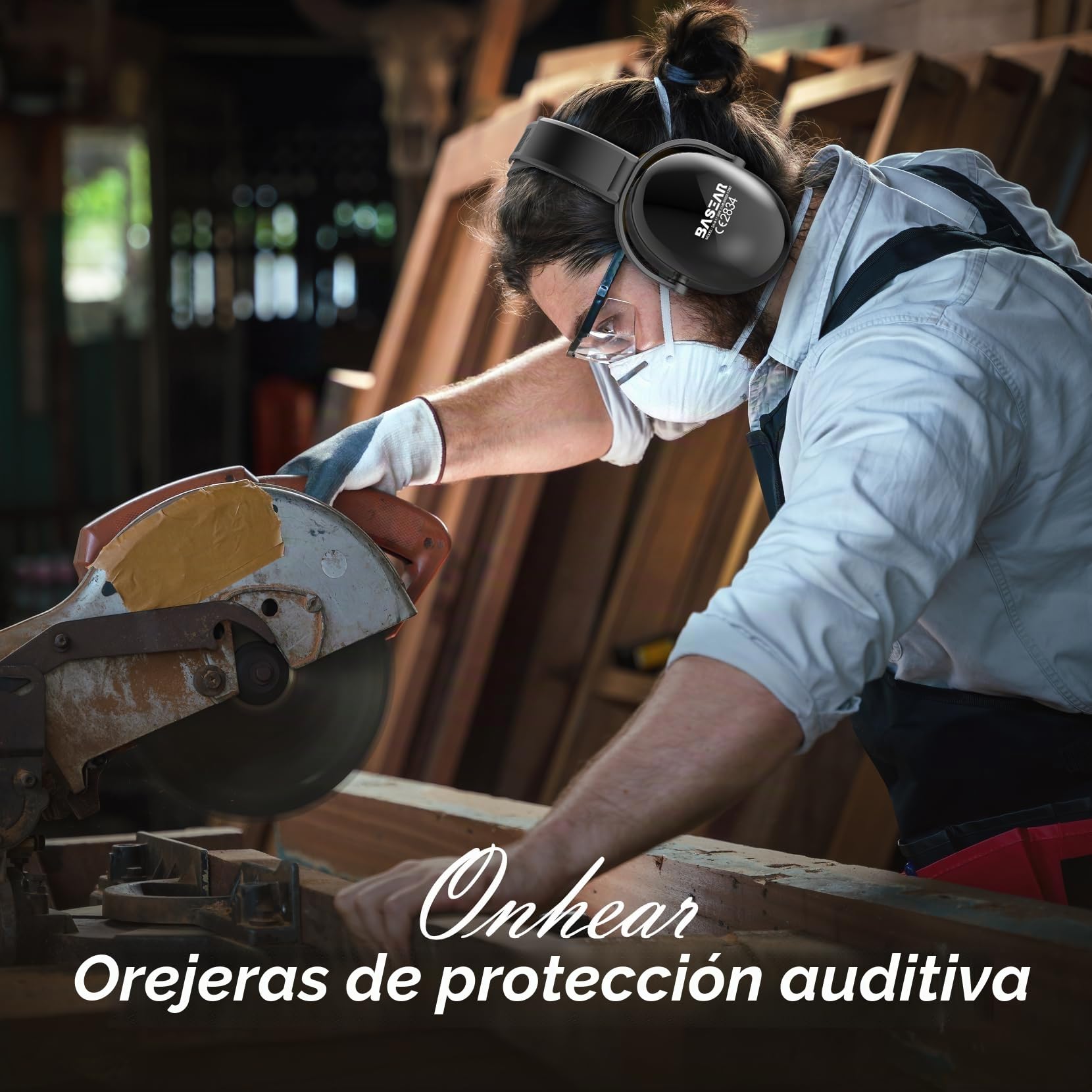 Protección auditiva, reducción de ruido (Dark-snr 36db)