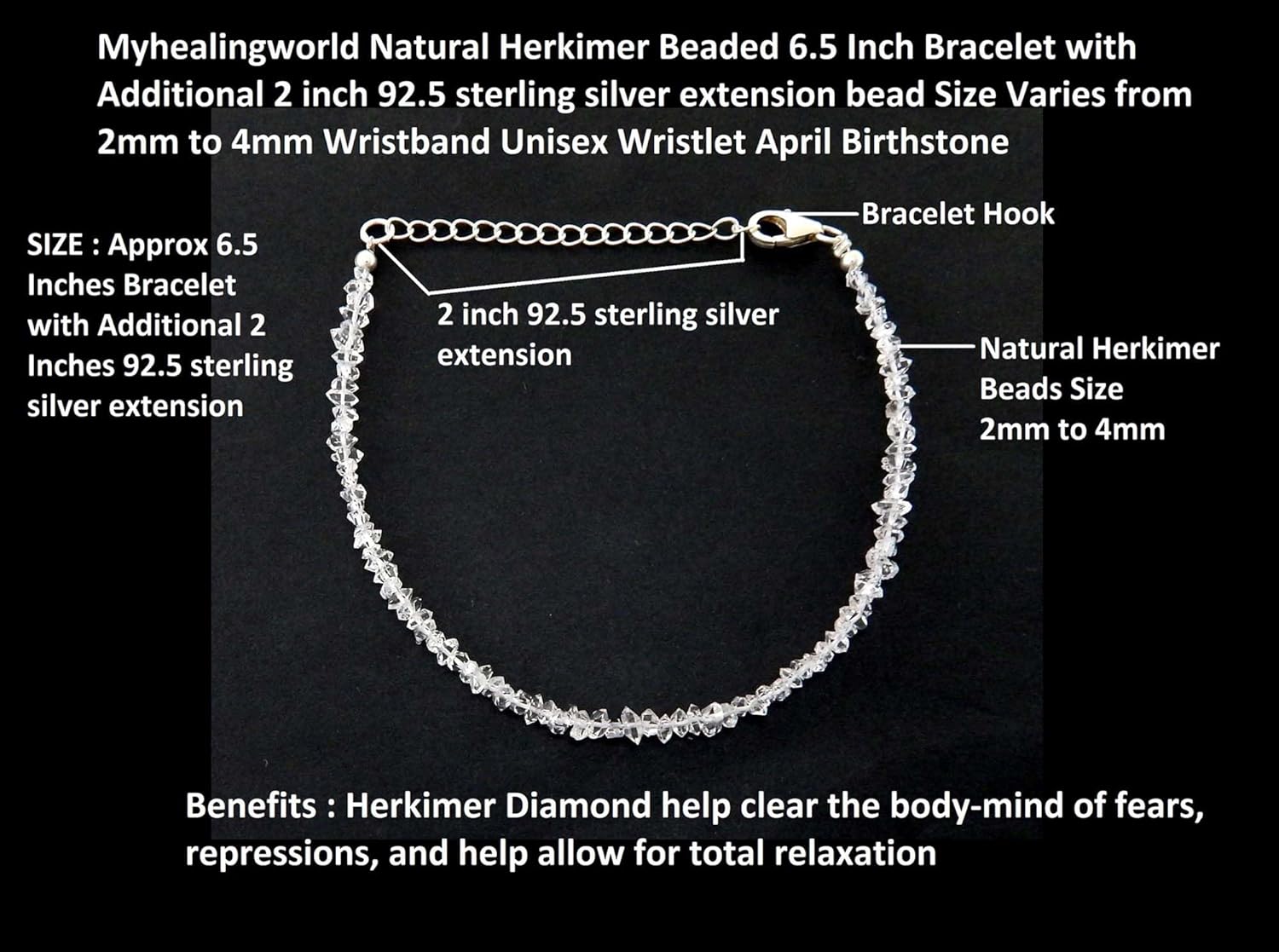 Beads Bracelet | Crystal Healing Bracelet for Women