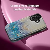 Vista 62 de LETO para iPhone 15 Pro Funda tipo cartera - Tapa tipo folio con patada - Diseños de moda - Tarjetero - Funda protectora para mujeres y niñas - 6.1