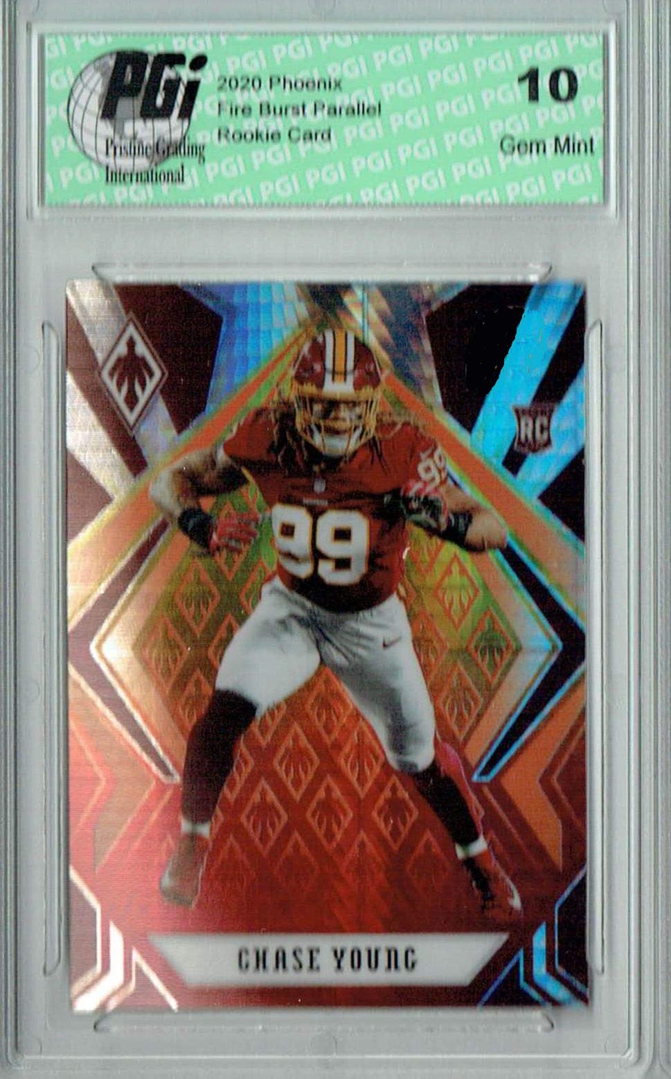 Amazon.com: Chase Young 2020 Phoenix #112 Fanatics Fire Burst Rookie Card  PGI 10 : Collectibles & Fine Art