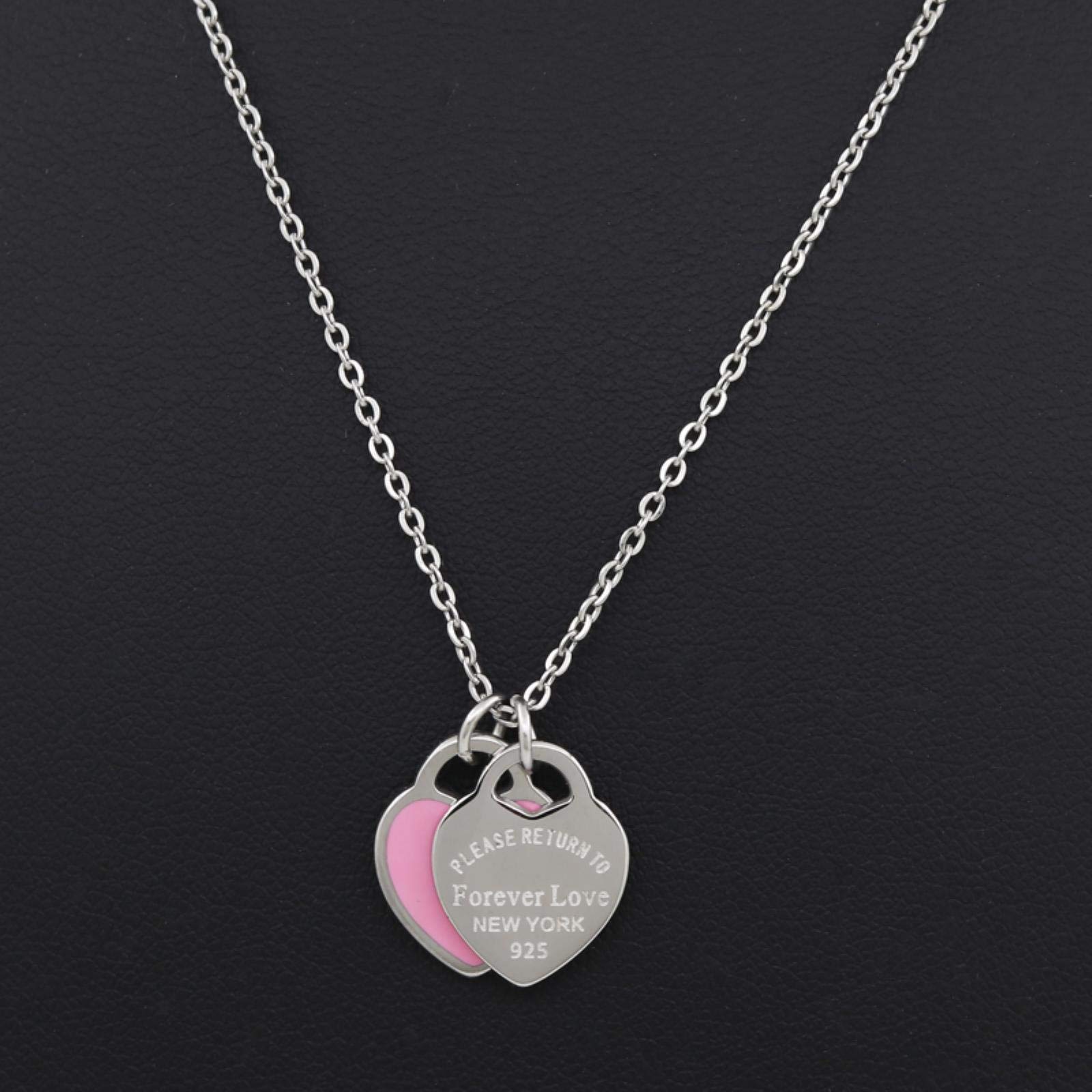 Collana Forever Love in Acciaio Inossidabile
