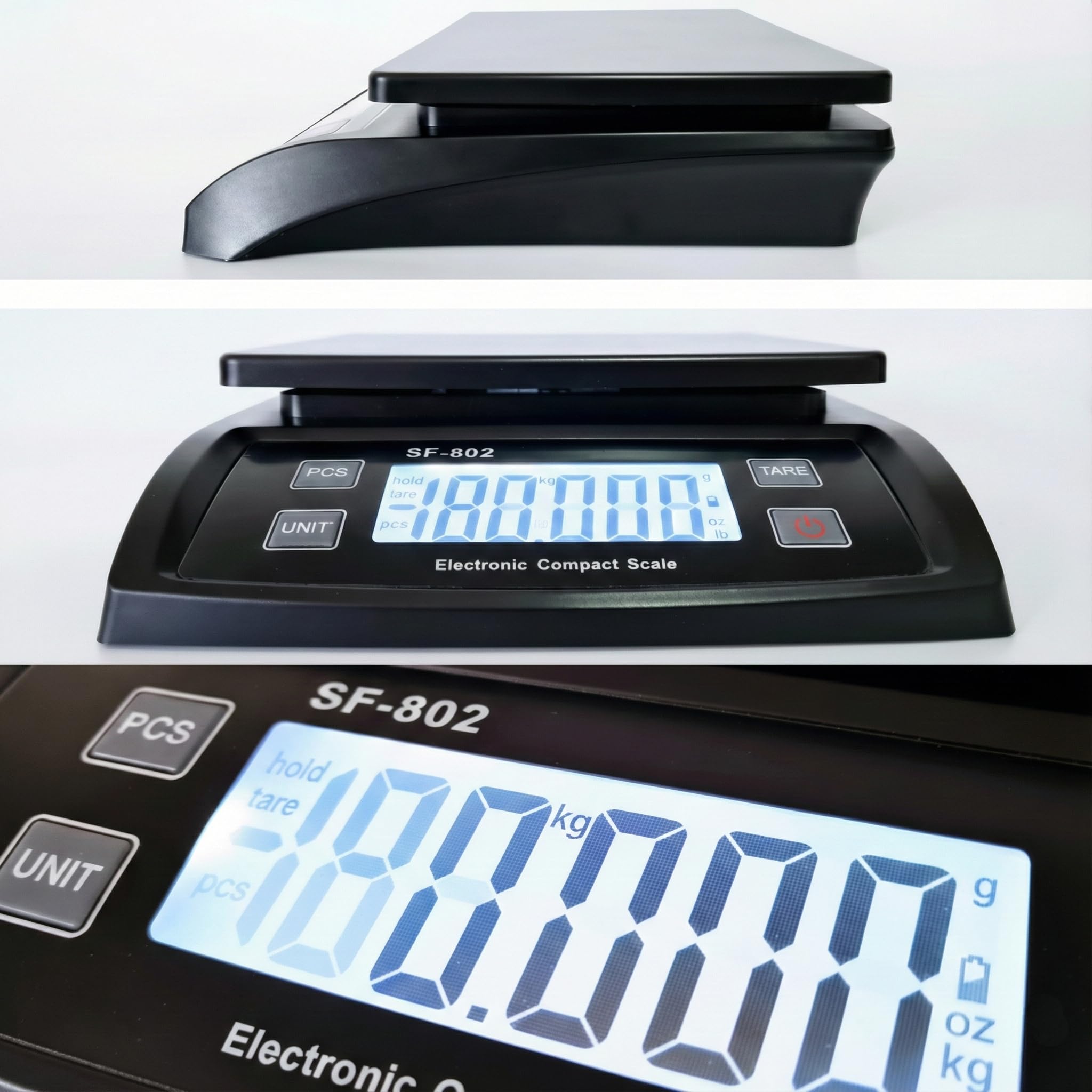 Balance Postale Numérique 30 kg, Pèse-Colis de Précision, Unités kg/lb/oz