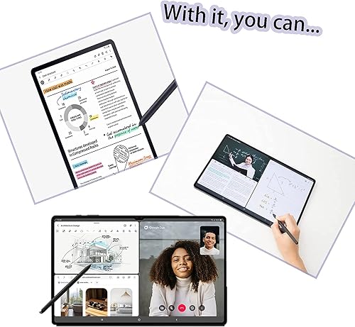 Miniatura 3 de Galaxy Tab S8 Ultra S Pen con Bluetooth S8 Stylus Pen repuesto para Samsung Galaxy S8 S8 Plus S8 Ultra Peb Stylus S Pen (negro)