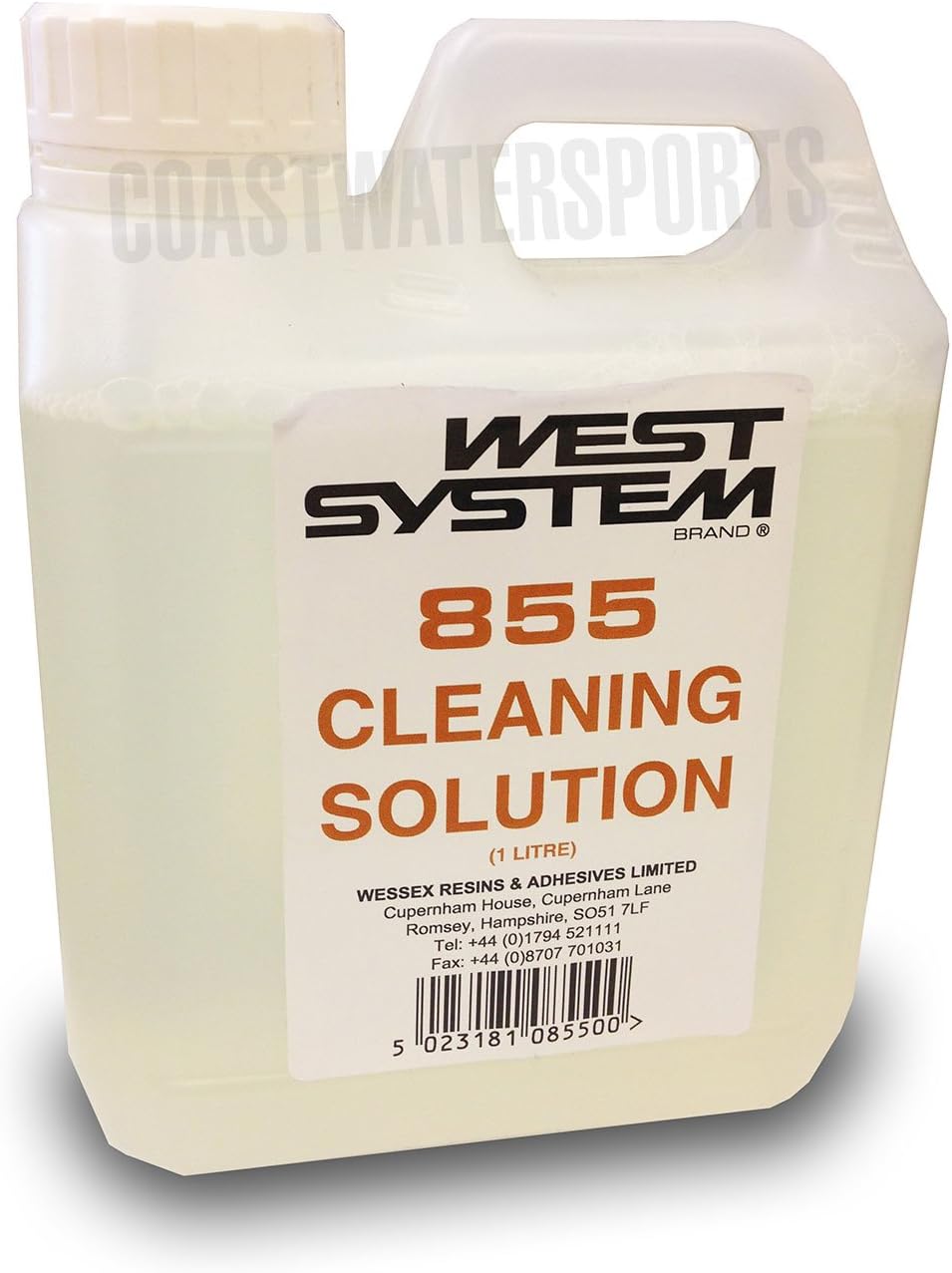 West Systems 855 Cleaning Solution - Removes Uncured Epoxy - 1 Ltr