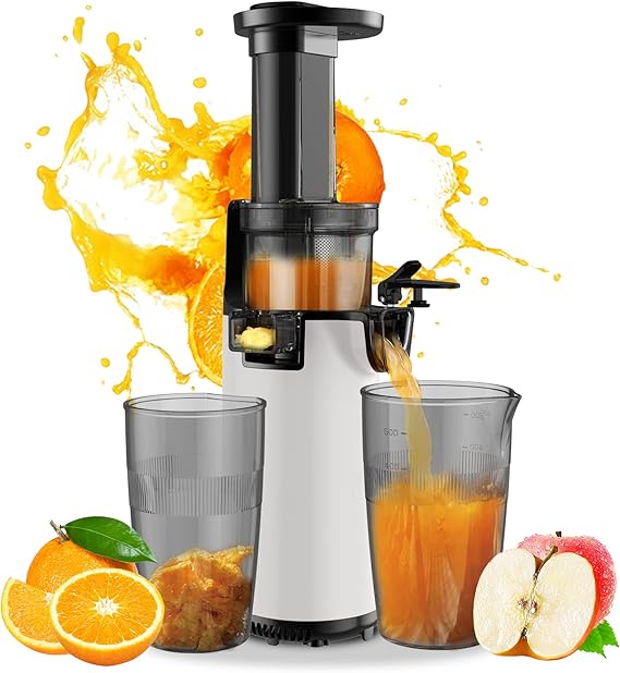 Amazon.co.jp アセキ スロージューサー 搾りカス分離 低速回転 ジューサー 小型 ミキサー 高い搾汁率 酸化しにくい コンパクト