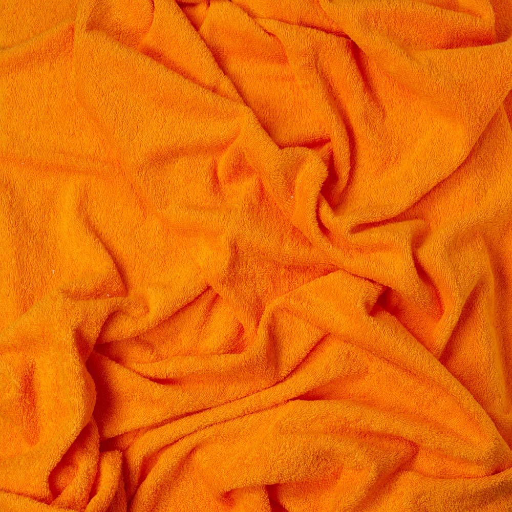 Kt KILOtela - Terry Towel Fabric, Cotton, Making Towels, Baby Accessories, Bathrobes, 100 cm Length x 160 cm Width, Orange - 1 m - Image 2