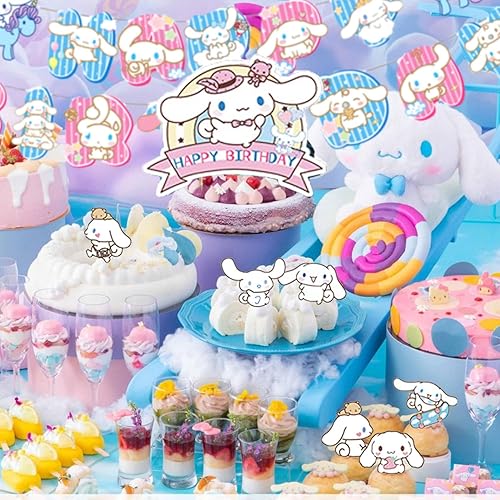 Miniatura 7 de Decoración de fiesta de perro de dibujos animados, juego de vajilla para fiesta de cumpleaños de perro, mantel de fiesta temática, pancarta, platos