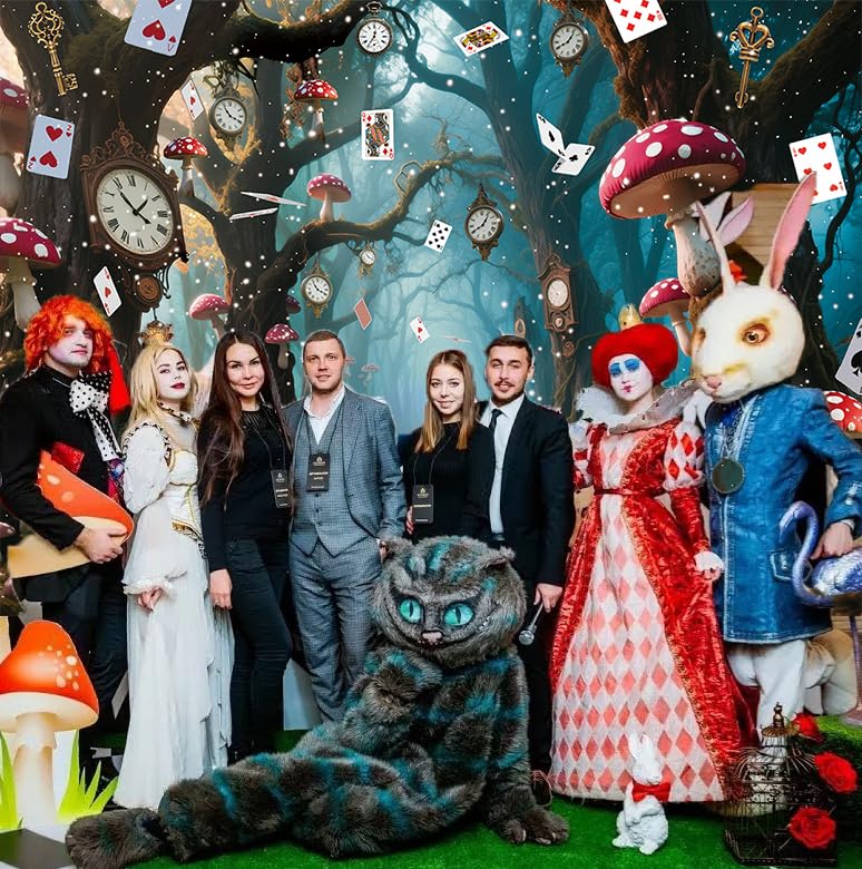 Fondo fotográfico Wonderland 7x5FT para Halloween miniatura 5