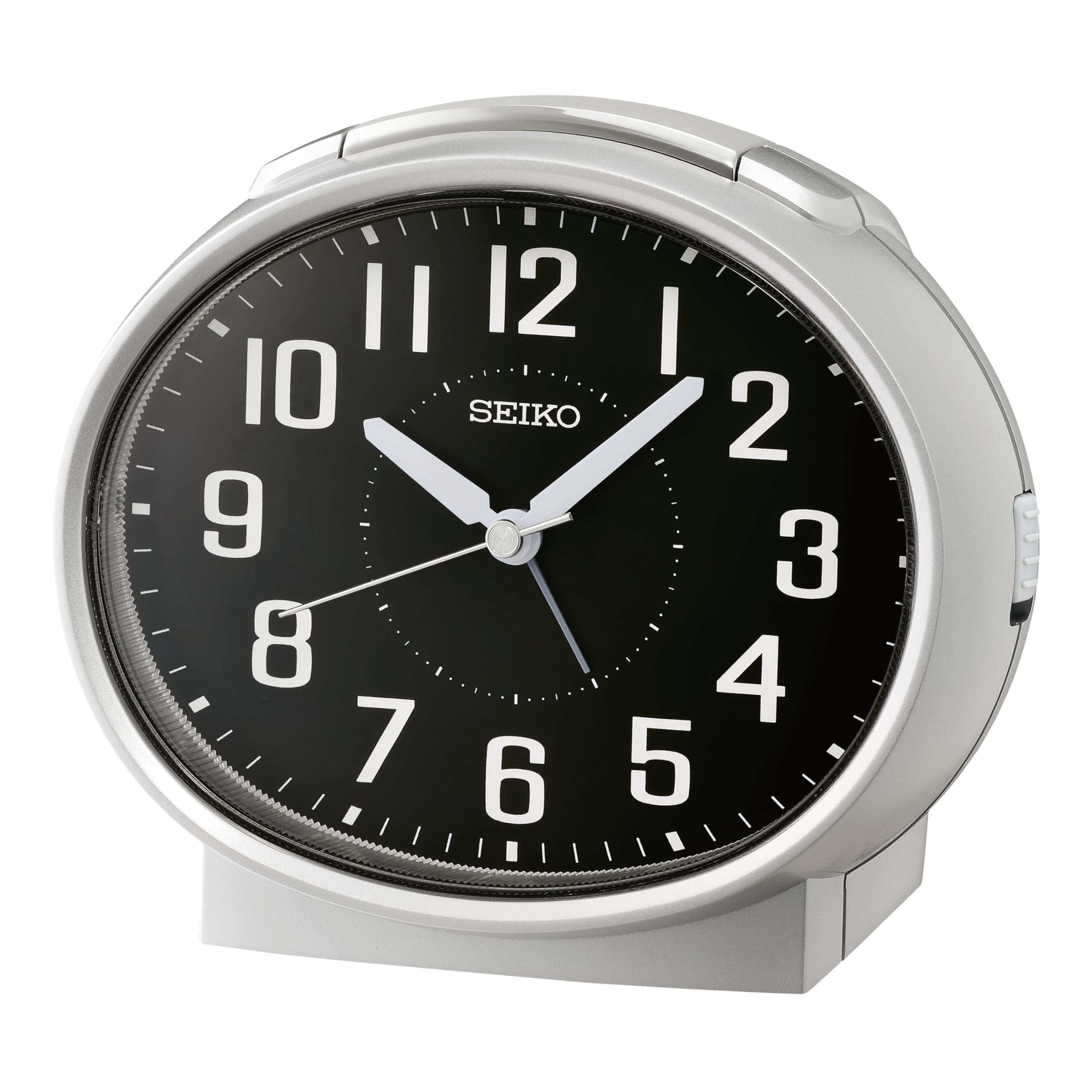 Seiko Clocks Alarm Clock, Silver, Standard
