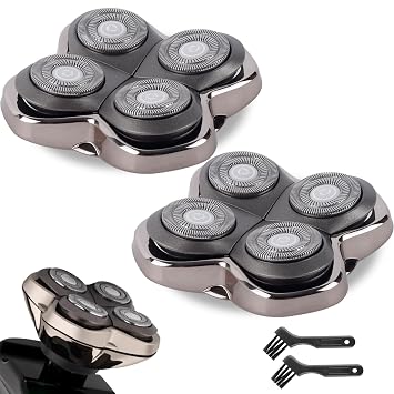 Pro 4 Replacement Blades Compatible with Skul & Pitbulls Shaver, 2 Pack
