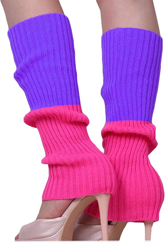 Calentadores de pierna acanalados para mujer Juniors 80s Eighty