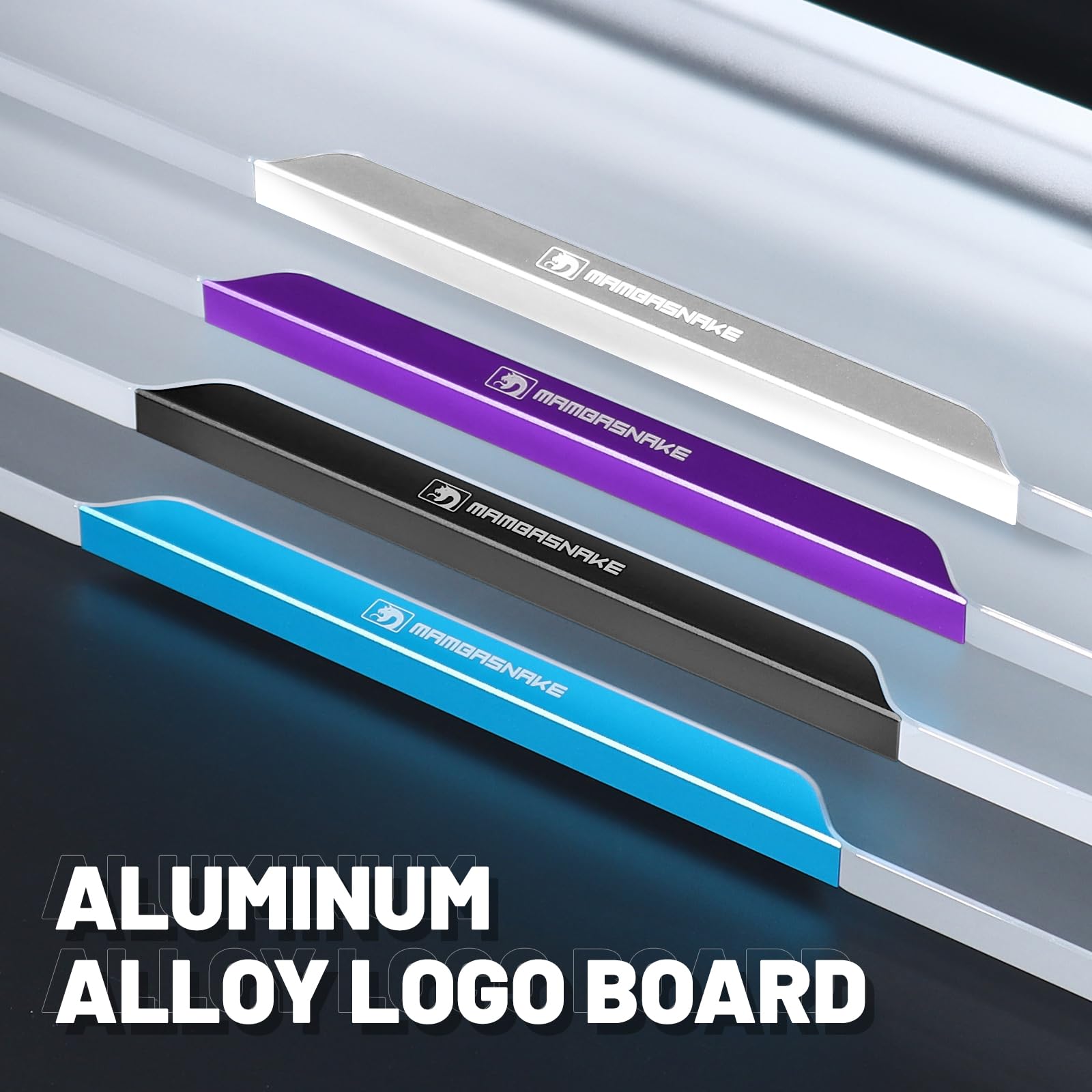 Poggiapolsi Tastiera Acrilico Trasparente - Per Tastiere Compact 60% | Design Ergonomico Con Logo Alluminio - Foto 5