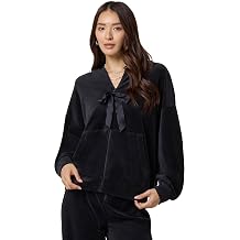 florence by mills Womens Velour Bow Hoodie
