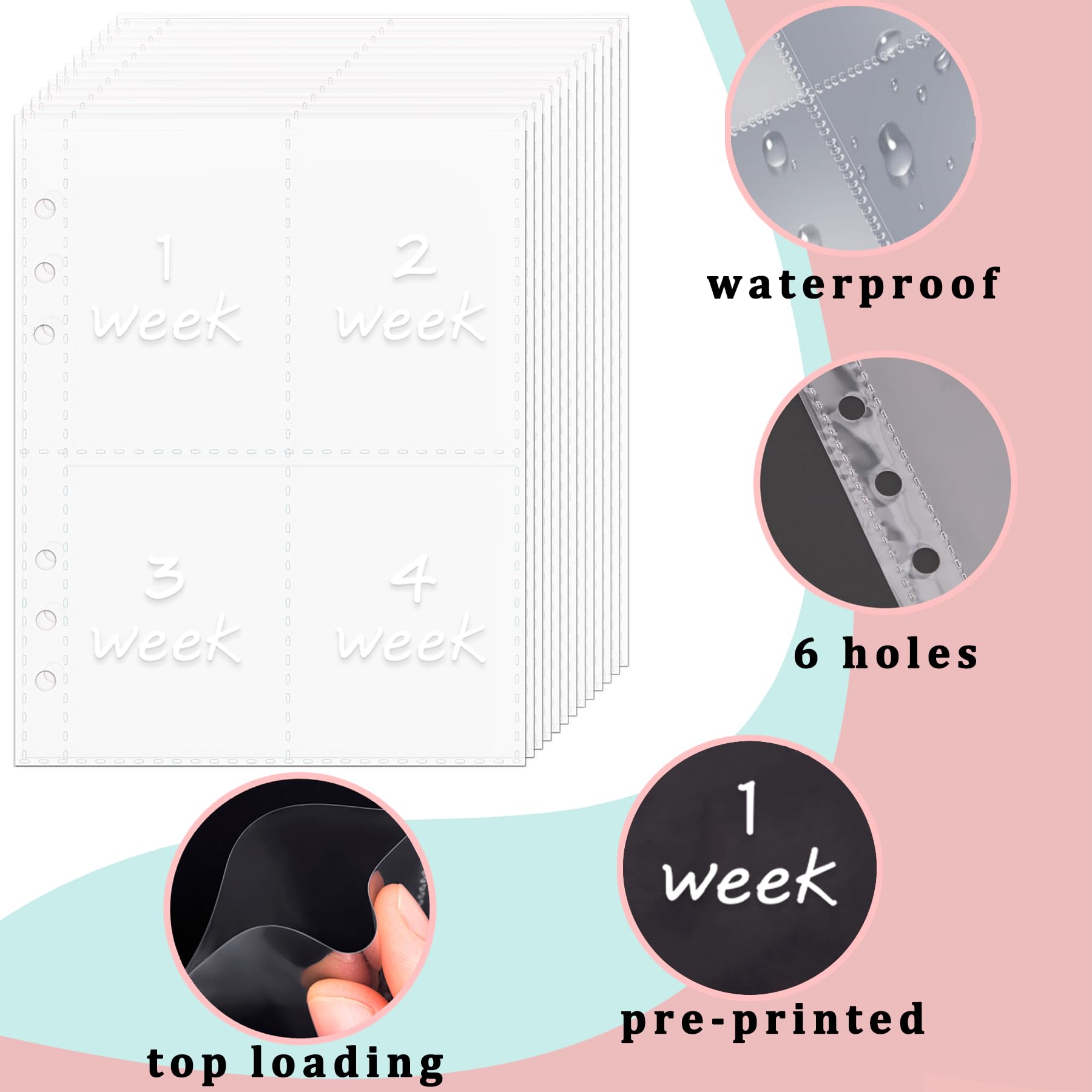 Aazon.co : 100 Envelopes Oney Saving Challenge Binder - 100 Day