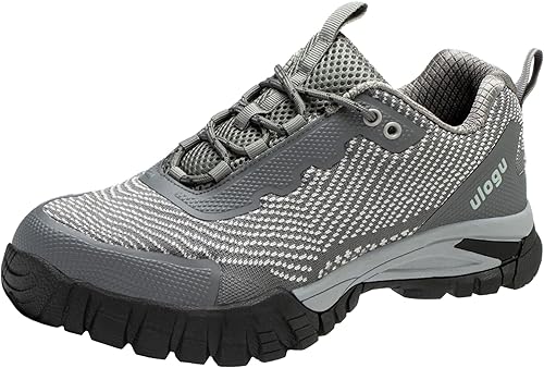 ulogu Waterproof Hiking Shoes for Men Women Comfy Lightweight All Day Work Walking Shoes 6-Month Warranty