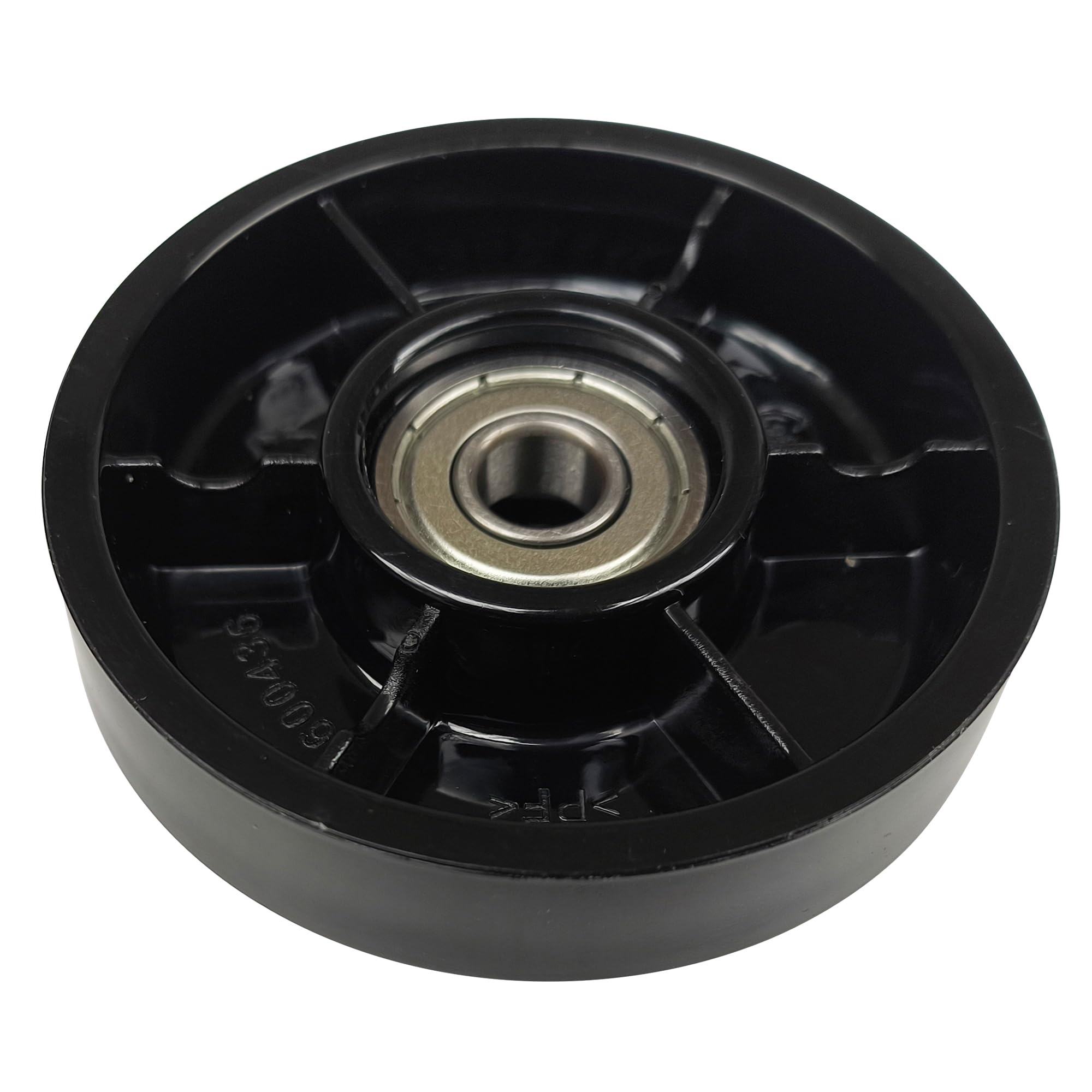 VIOKS Spannrolle Trockner Ersatz für Bosch Siеmens 00600436 600436 | Laufrolle Rad Leitrolle Rolle, für Zweibandmotor Waschtrockner Wäschetrockner Ascenta Avantixx Classixx Exxcel SelfCleaning