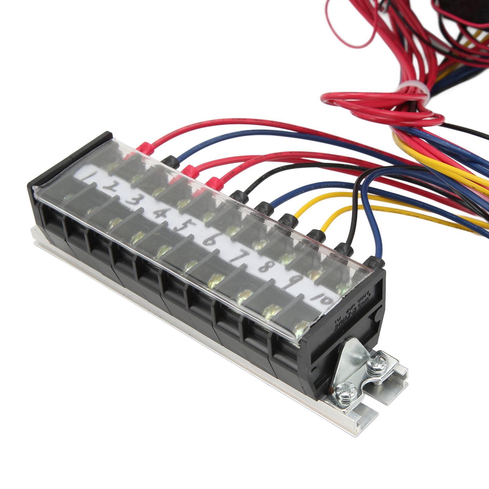 Generic Wielofunkcyjny Panel Obrotomierza 3000 Obr./min z Alarmem Temperatury Ciśnienia 12 V dla łodzi Jachtu RV Maszyny Budowlane Pojazd Rolniczy (Układ obwodów 12 V 8A)