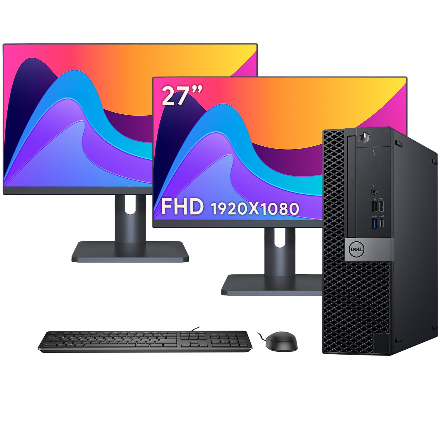 Dell Optiplex Desktop Computer PC (SFF) - Hexa Core i5 8th Gen