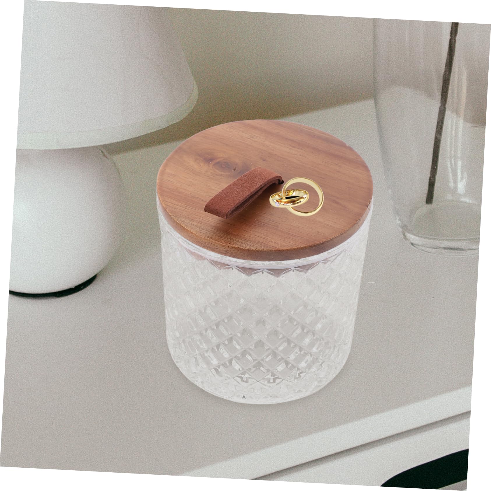 TOPBATHY Vaso di Vetro con Coperchio Barattolo in Vetro per Conservazione Contenitore per Alimenti con Chiusura Ermetica