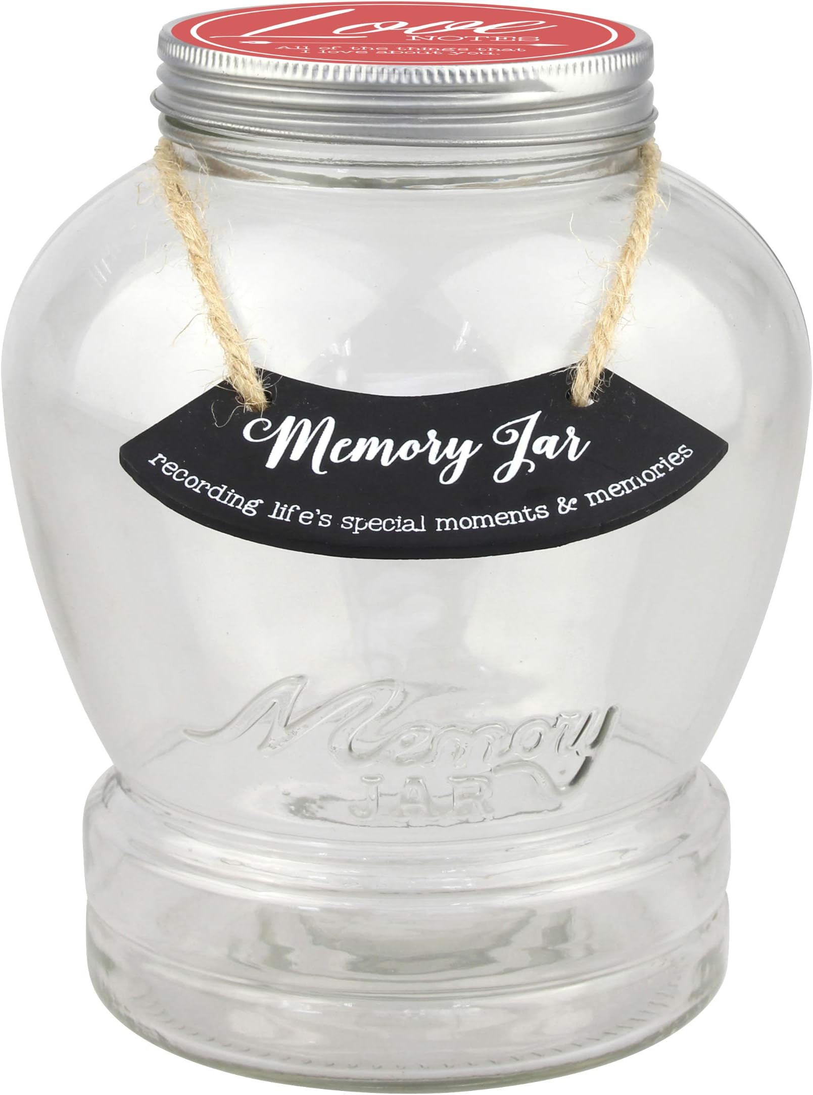 Top Shelf Marine Products TS-MJ001 Love Notes Memory Jar, Glass
