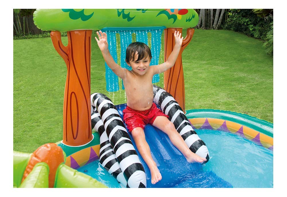 intex pirate play center inflatable pool with sprayer