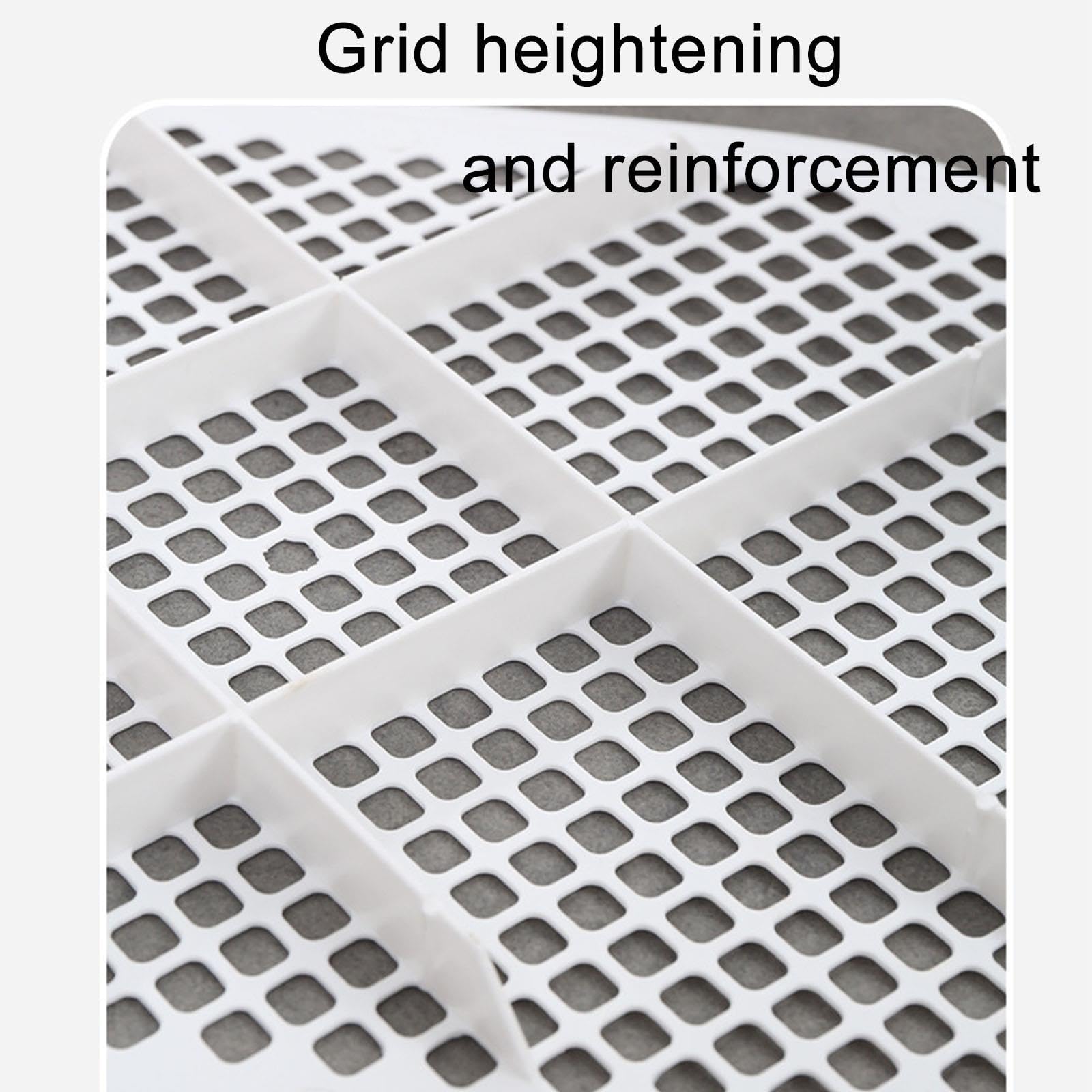 Dog Potty Tray with Training Post and Mesh Grid