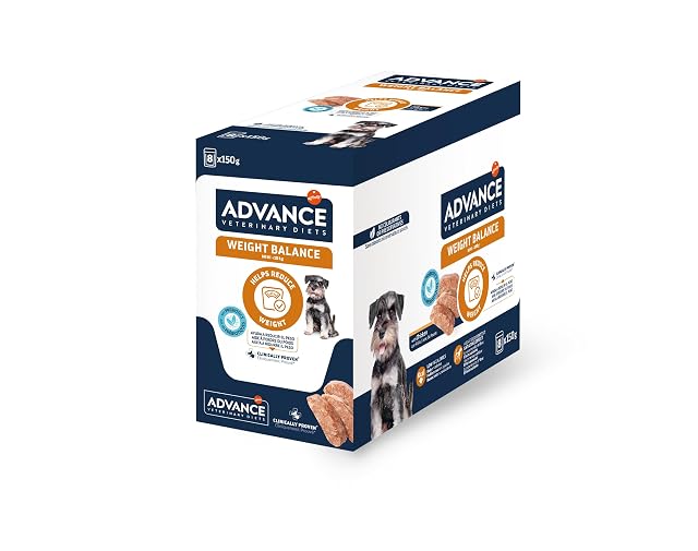 Advance Veterinary Diets Weight Balance - Comida Húmeda para Perros: Multipack 8 bolsitas de 150g