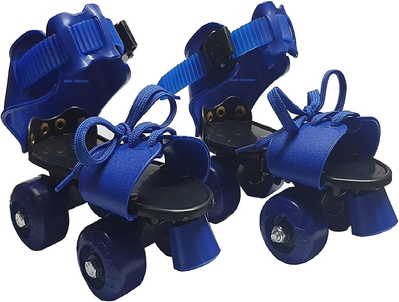 TEC TAVAKKAL Roller Skates for Kids Age Group 5-15 Years Adjustable Inline Skating Shoes Minimum Size 17 cm and Maximum Size 23 cm Blue
