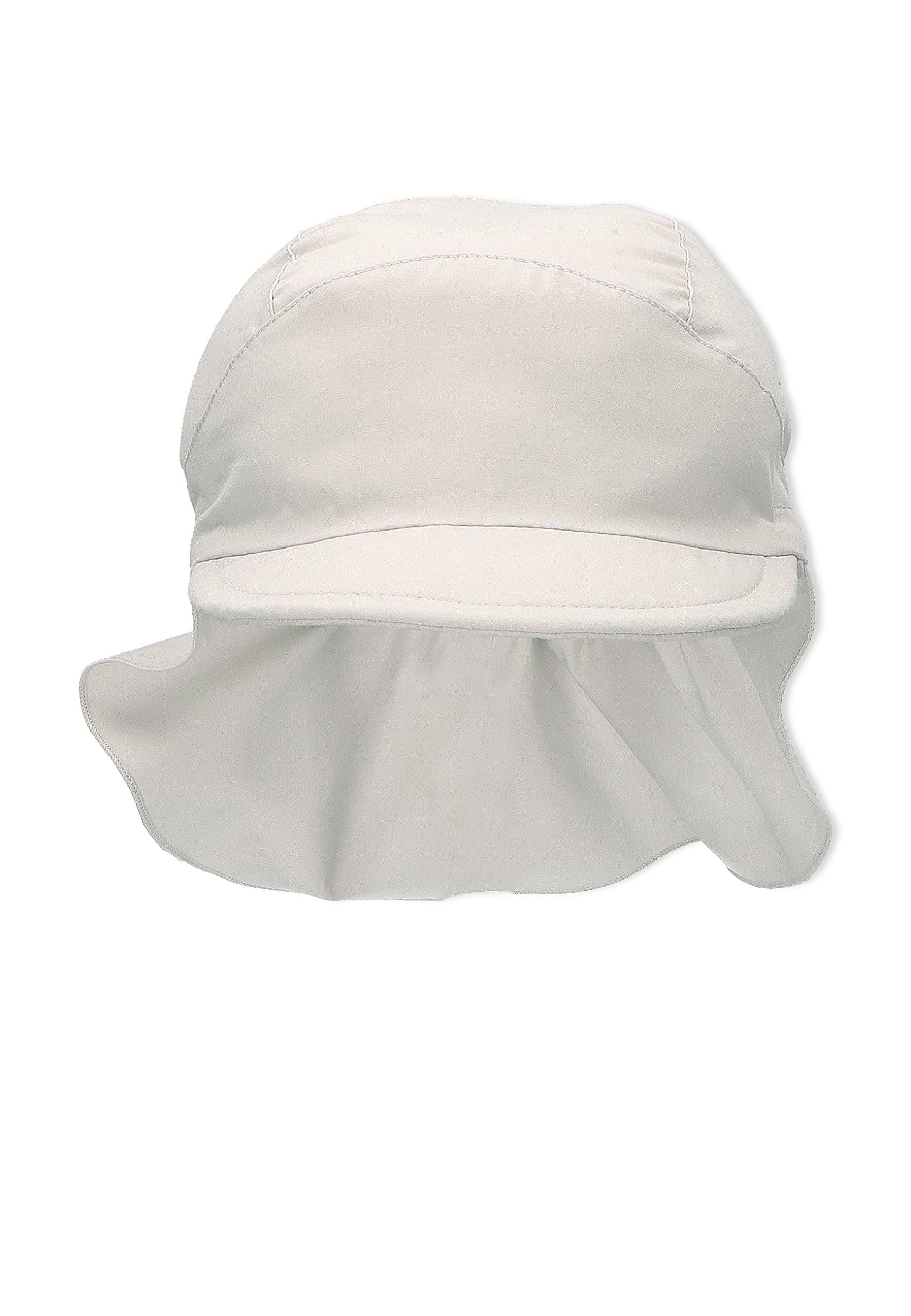 Sterntaler Unisex Schirmmütze mit Nackenschutz Sun Hat, lichtgrau, 47, 5 3/4 - Image 2