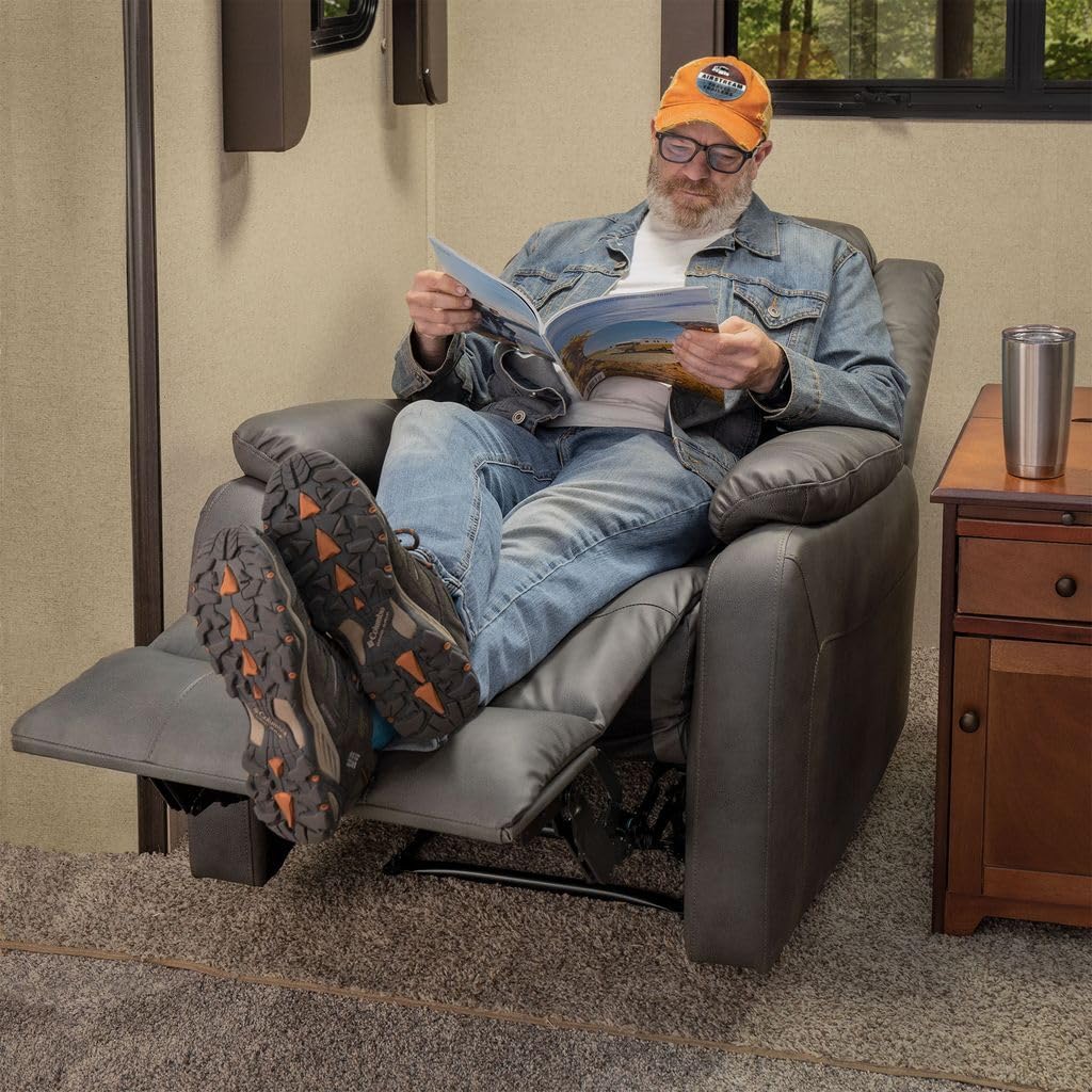 Wall Putty RecPro Zero Wall RV Recliner Space-Saving Power
