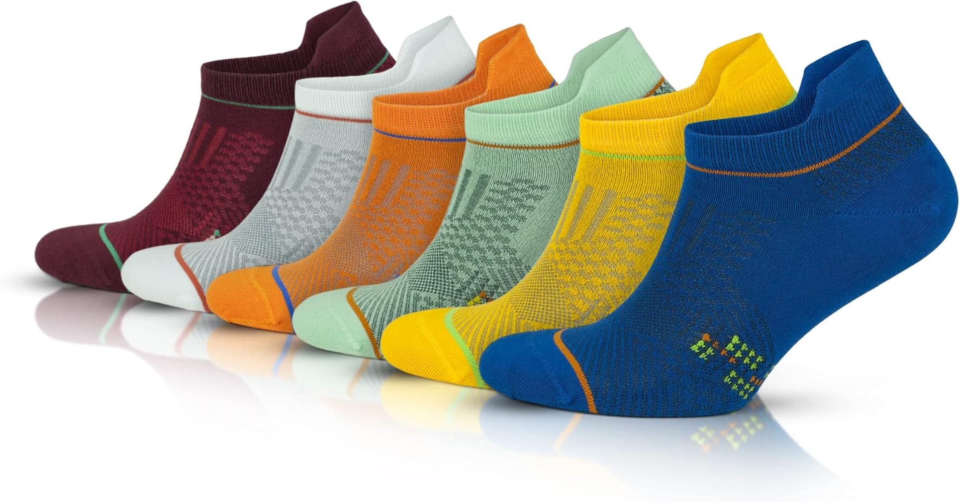 GoWithBamboo Ankle Colorful Pairs Socks for Men | Gift
