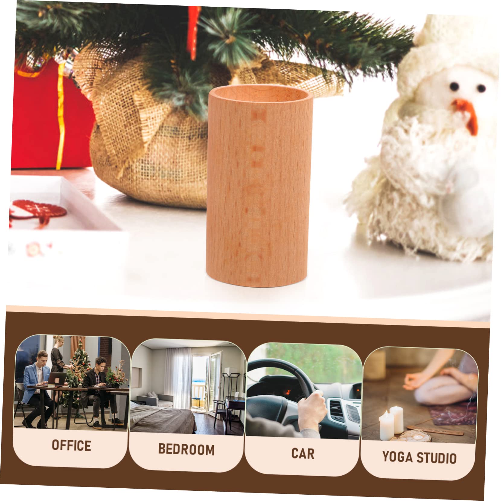 ULTECHNOVO 5piezas Difusor De Esencial De Madera Para Hogar y Coche Decoración Aromática De Diseño Elegante Para Celebraciones y Uso Diario